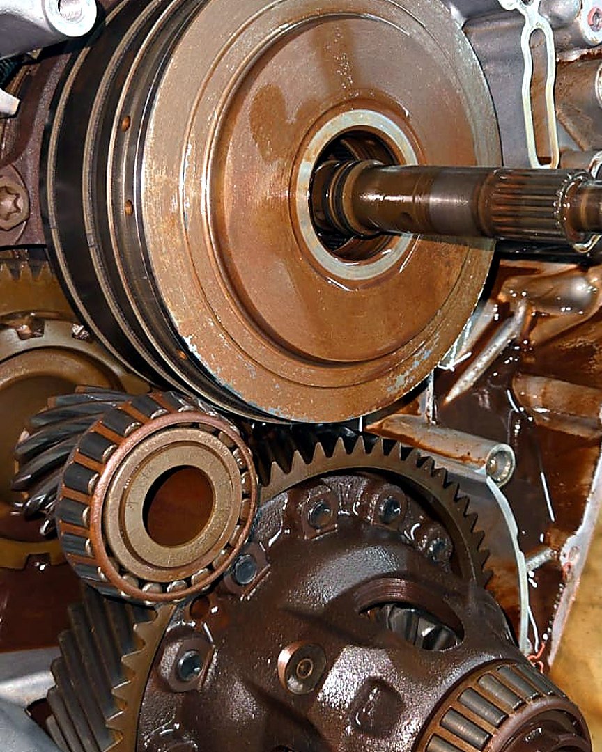Trem de engrenagens — antes do serviço